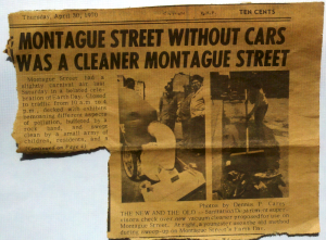 Montague Street - Earth Day 1970